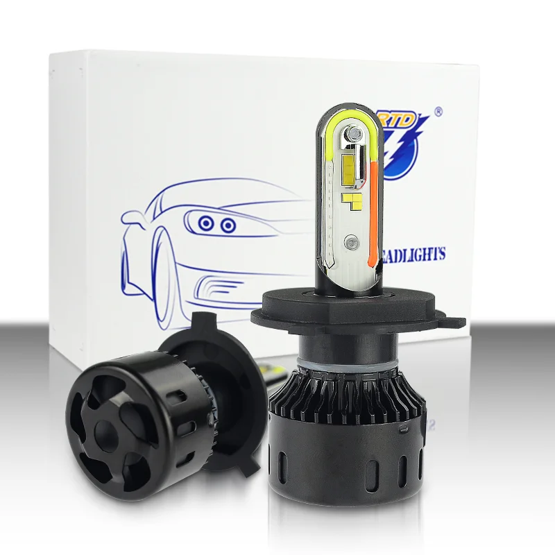 RTD H11 RGB LED Bulb CSP Chips , H8/H9 DRL 15000 Lumens 60W Multi-color, Mobile APP Control ,pack of 2