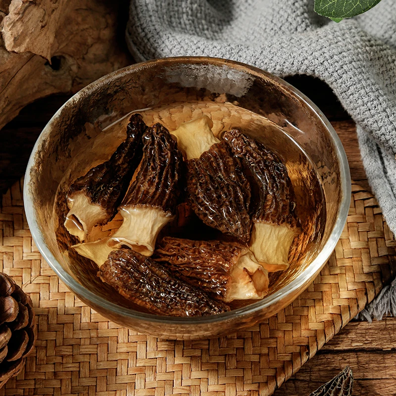 Organic Hand-Picked Wild Morel Mushrooms Unique Earthy Taste High in Vitamins Perfect Culinary Uses Gourmet Morel