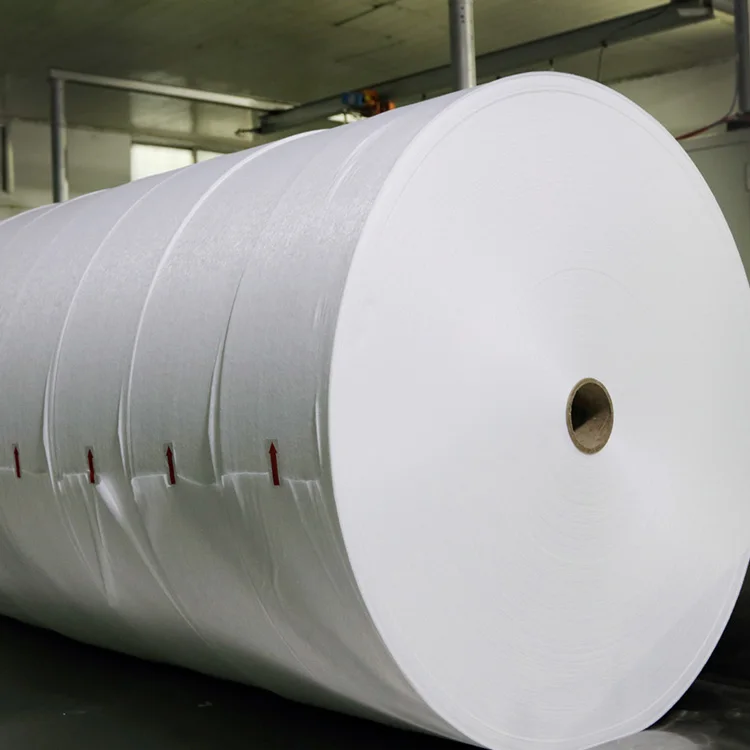 Factory Supply Spunlace Viscose Polyester Non-Woven Fabric Plain Dot Cross Styles Wet Tissue Raw Materials Bag Use