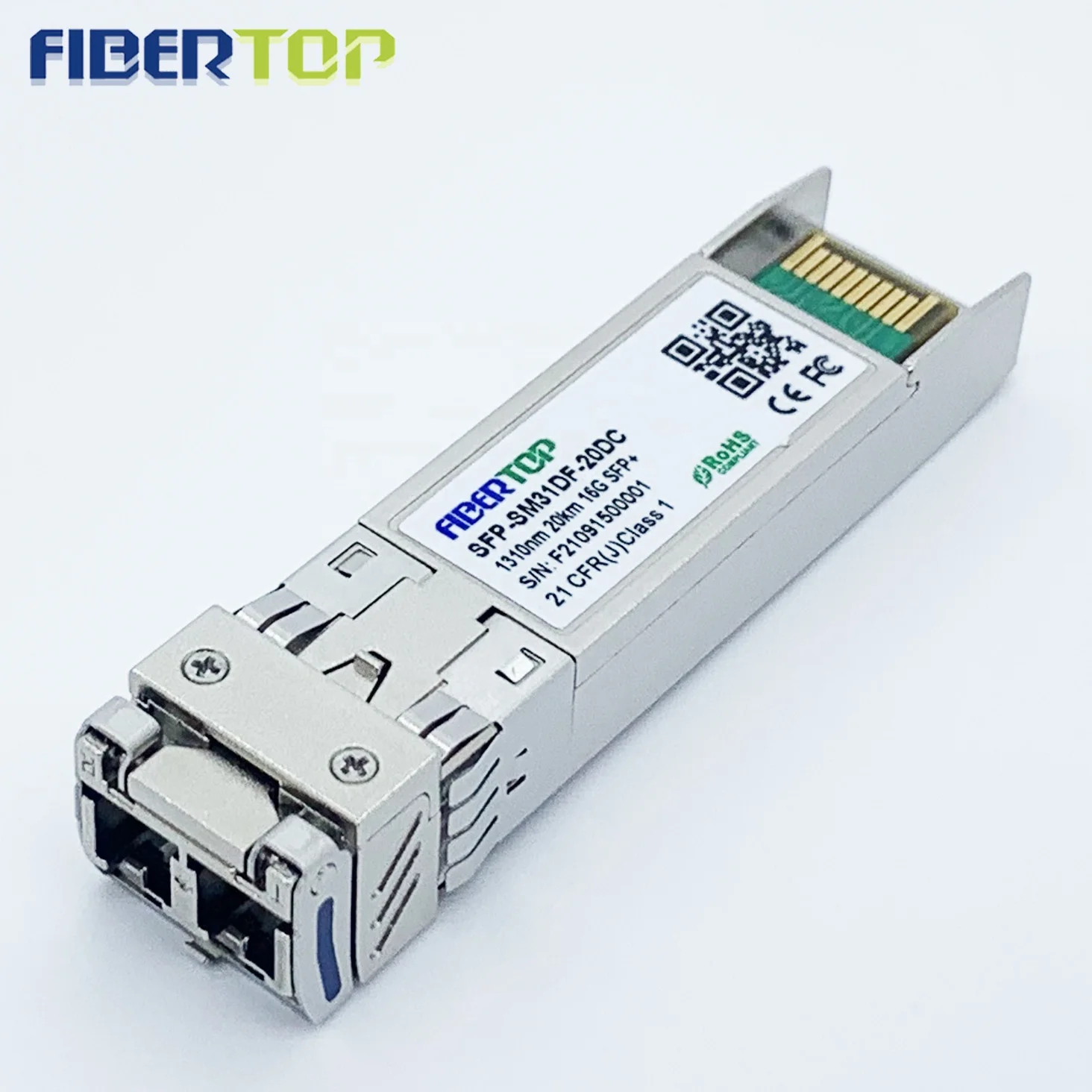 Волоконно-оптический модуль приемопередатчика Fibertop 16G SFP + 1310 нм 20 км для сетевых интерфейсных карт