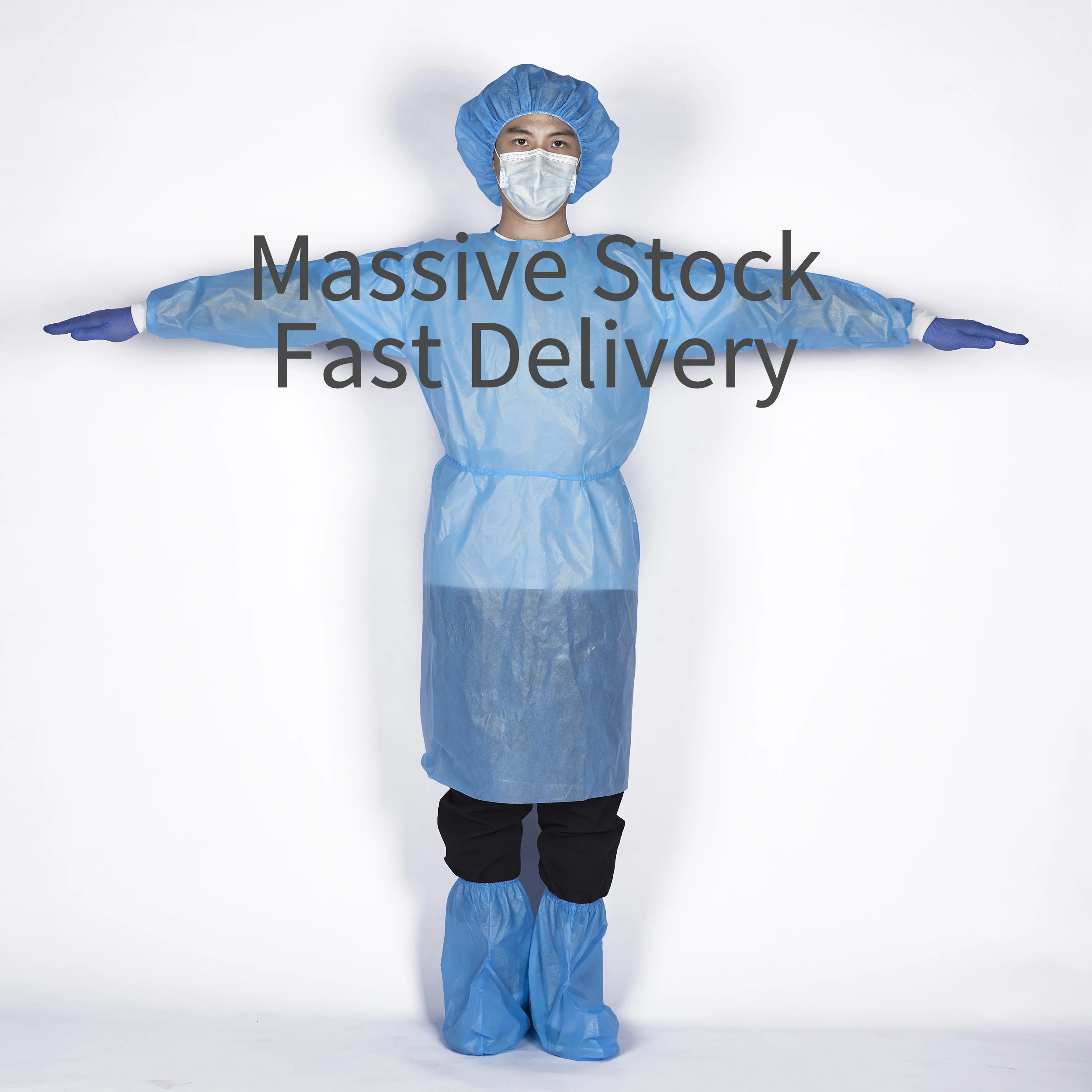 
Low Price Disposable level 2 isolation grown disposable isolation gowns waterproof for Hospita ppe isolation gown 