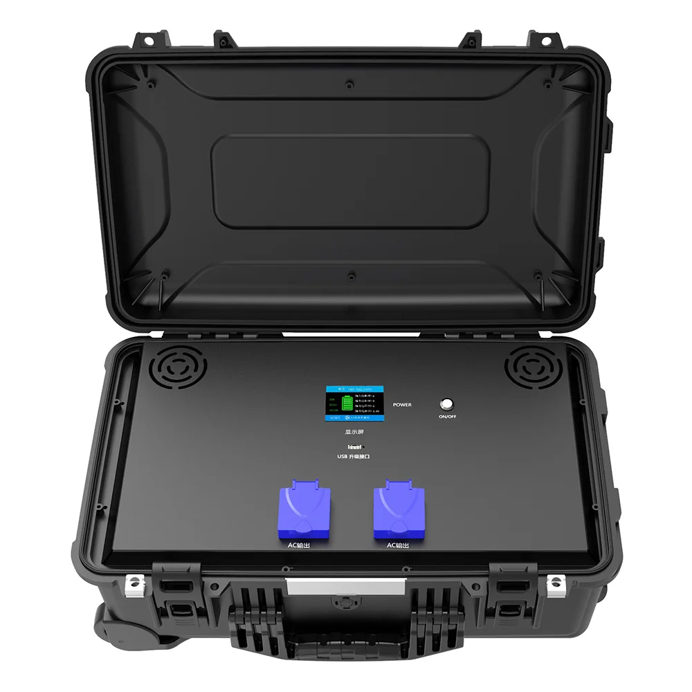 camping 110v 220v solar portable power station Lithium ion Battery 2500Wh outdoor portable energy storage power station