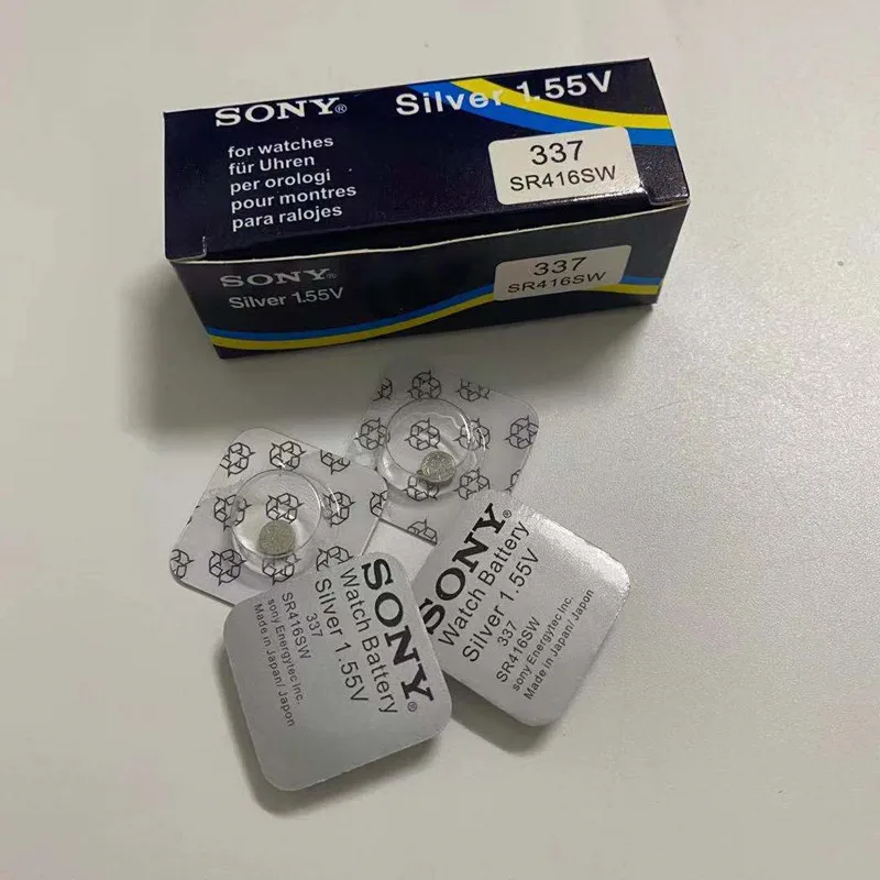 High Quality 1.55V 337 SR416SW Button Battery 1.55V For Sony