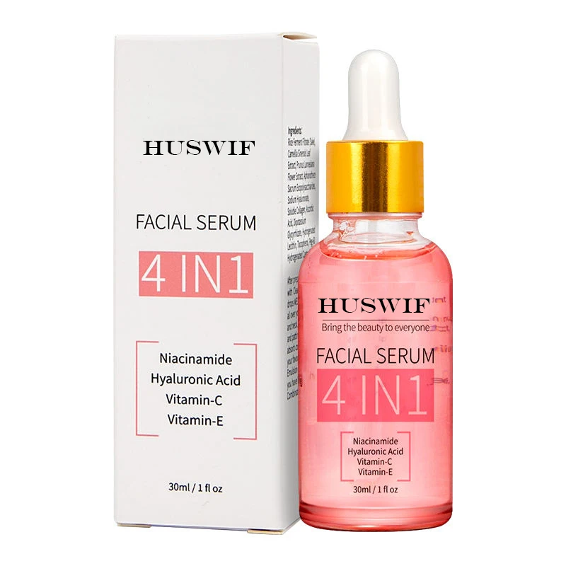 Wholesale Private Logo Anti Aging Reduce Wrinkle Brighten Niacinamide Hyaluronic Acid Viatmin C Serum For Face and Neck