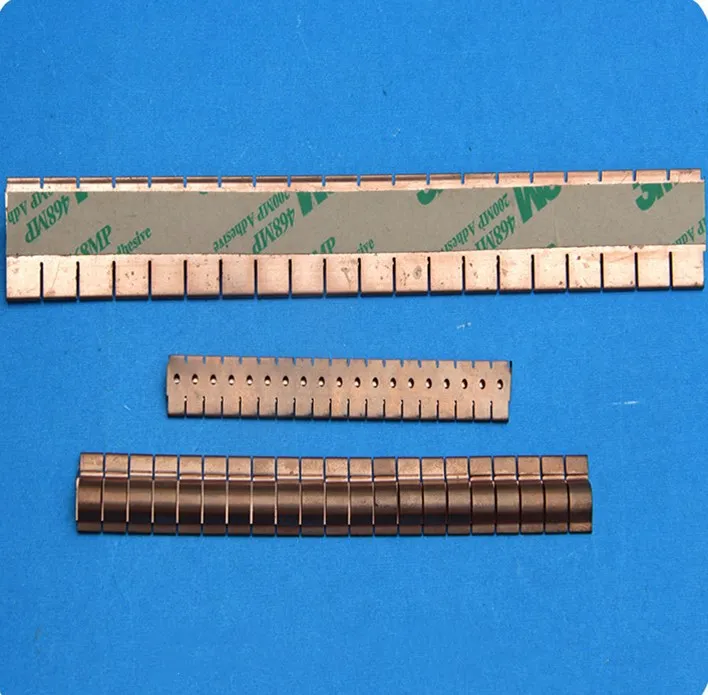 Бериллия медная фигура прокладка зазор заполнения МРТ Экранирование 610 мм медный палец прокладка