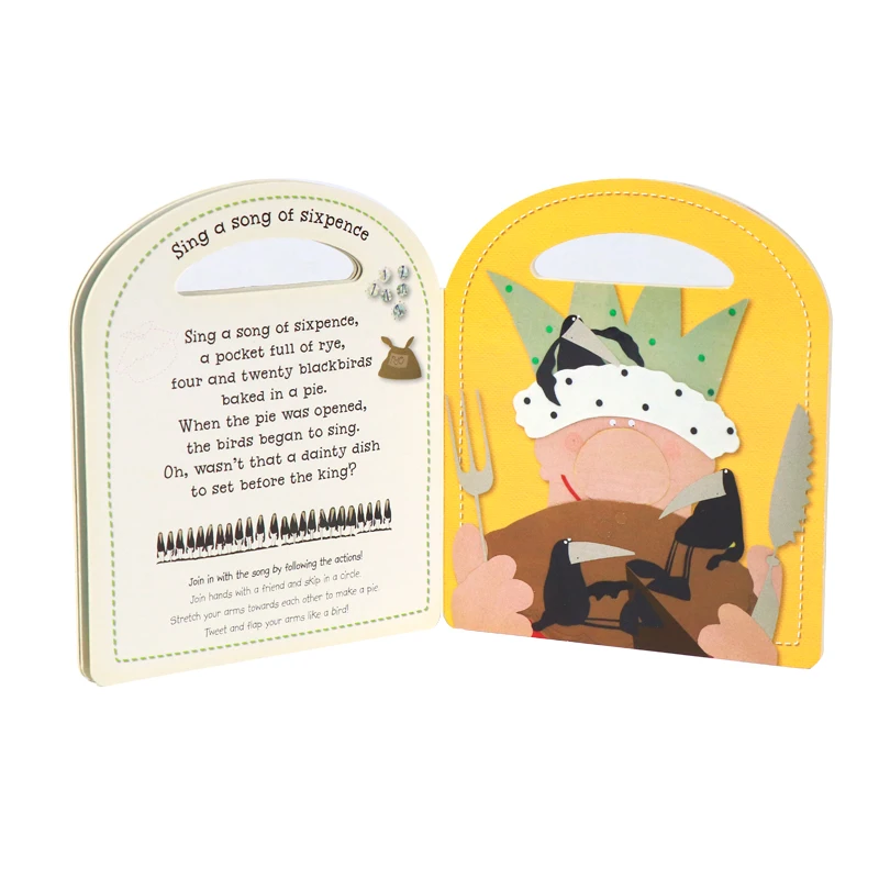 China Manufacturer Board Book High Quality Kids Cardboard Books Printing Cut-Die Hardcover Children Picture Books