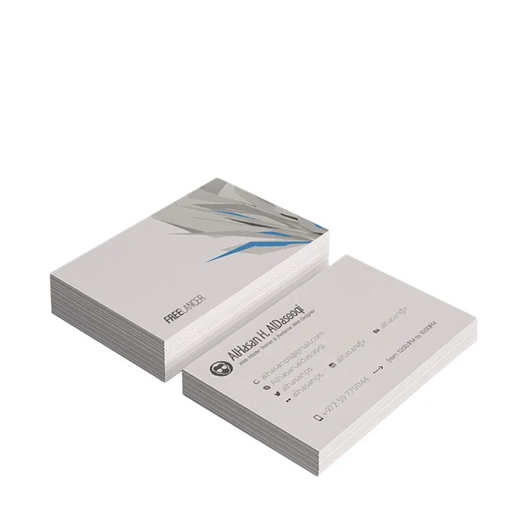 2024 Custom Double-sided Printed Advertising Paper Business Card with Your Logo