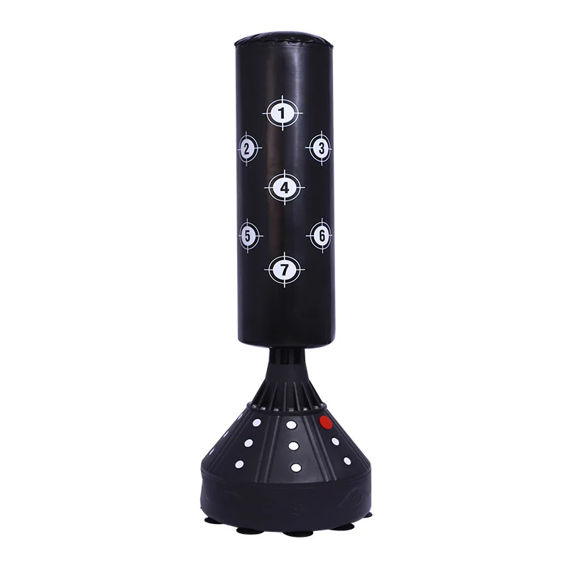Factory high quality standing punching bag kick boxing/ sandbag stand for MMA fitness training freestanding bags with base