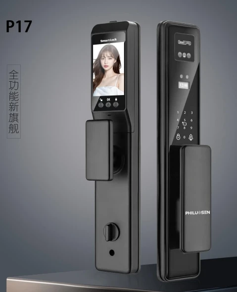 Оптовая продажа 3D распознавание лица отпечатков пальцев комбинированный код магнитная карта литиевая батарея Умный Замок