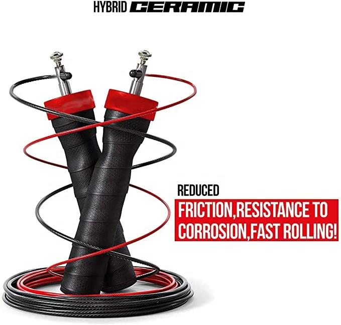 
Hybrid Ceramic Bearings speed jump rope home workout jump rope speed skipping rope 