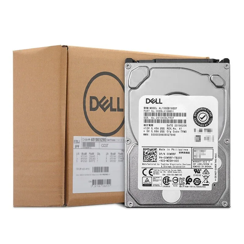 Dells Original Brand New Portable 6Gbps 512n Internal Sata Sas 3.5 7.2k SATA Enterprise Hard Disk Drives for Dell Server Hdd 8TB