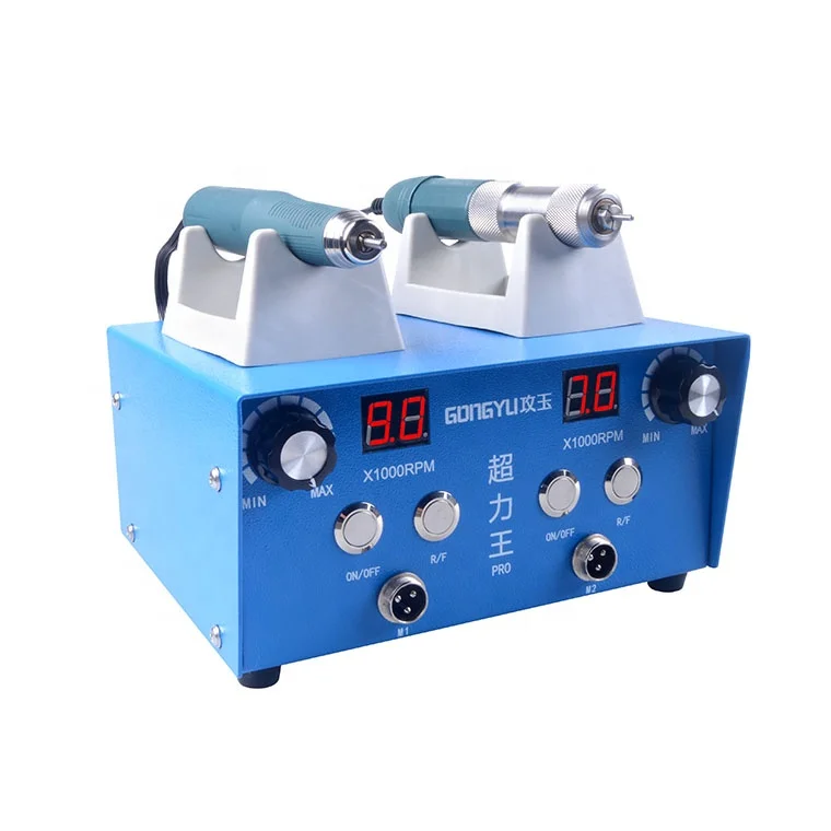 AT-CM-038 &A4&A7 Brushless Two Handpiece 250W 60000rpm Power Tools Mini