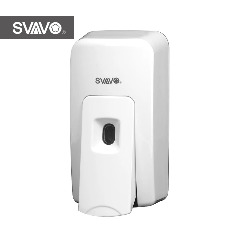 Гостиничный дозатор жидкого мыла для рук VX687 белый SVAVO 1000pcs CN;GUA 500ml L218XW100XH128MM