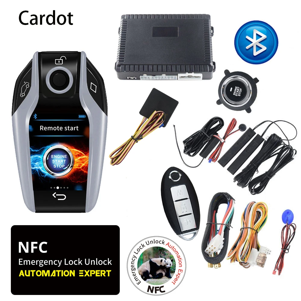 Автомобильный ЖК-ключ Cardot Nfc 12 В