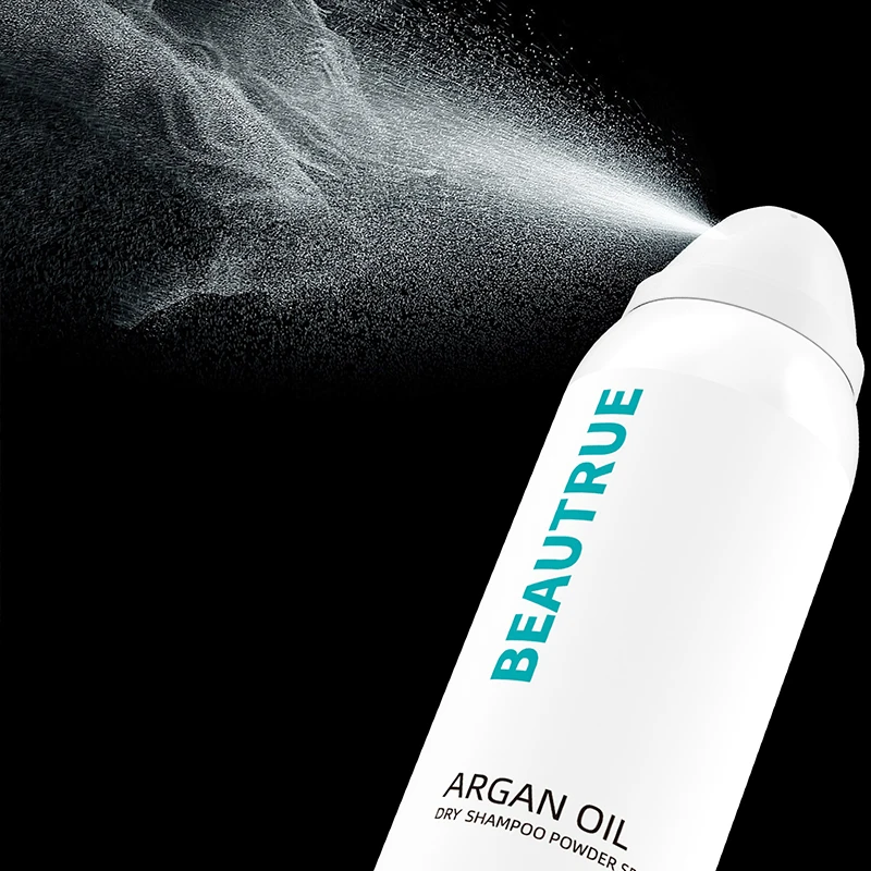 Private Label Dry Shampoo Texturizing Spray Portable Tropical Roots Shampoo Spray Quick Dry Shampoo for Oily Hair