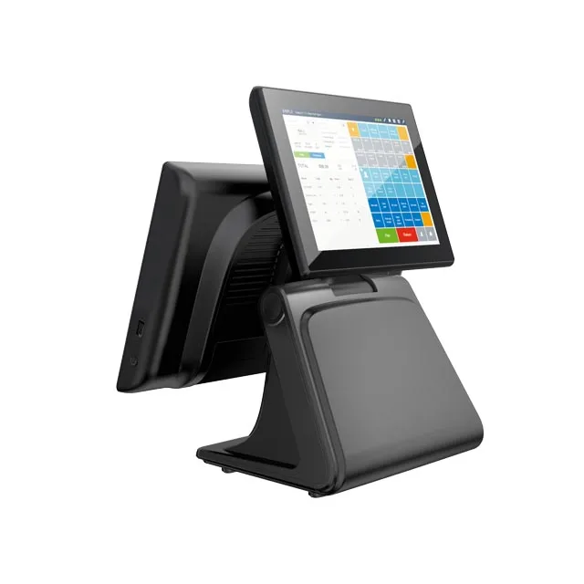 Micropos quality POS 15 inch Touch Screen Pos Cash Register Dual Screen Terminal All In One Pos System
