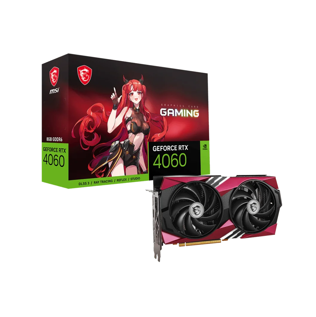 Новая игровая 4060 MSI RTX 8G MLG красная игровая видеокарта ПК GPU игровая видеокарта