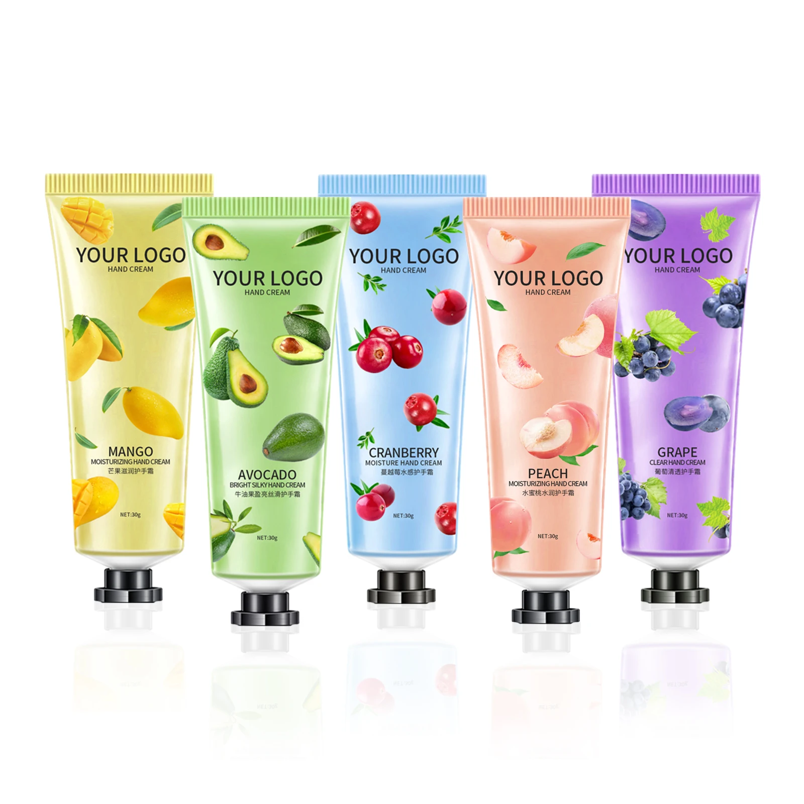 OEM/ODM Private Label Natural Plant Extract Hand Cream Nourishing Moisturizing Hand Whitening Cream Avocado Hand Cream