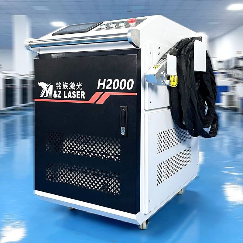 MZ 2000 Вт ручная Лазерная Очистительная Машина для удаления ржавчины металла краски