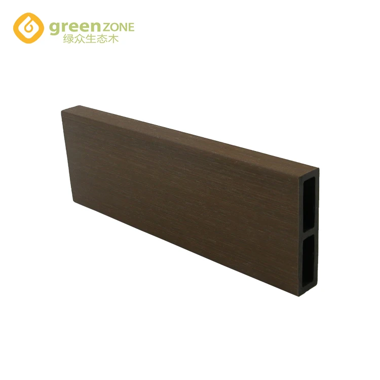 
2020 Greenzone solid batten tube eco timber tube composite wood plastic batten 