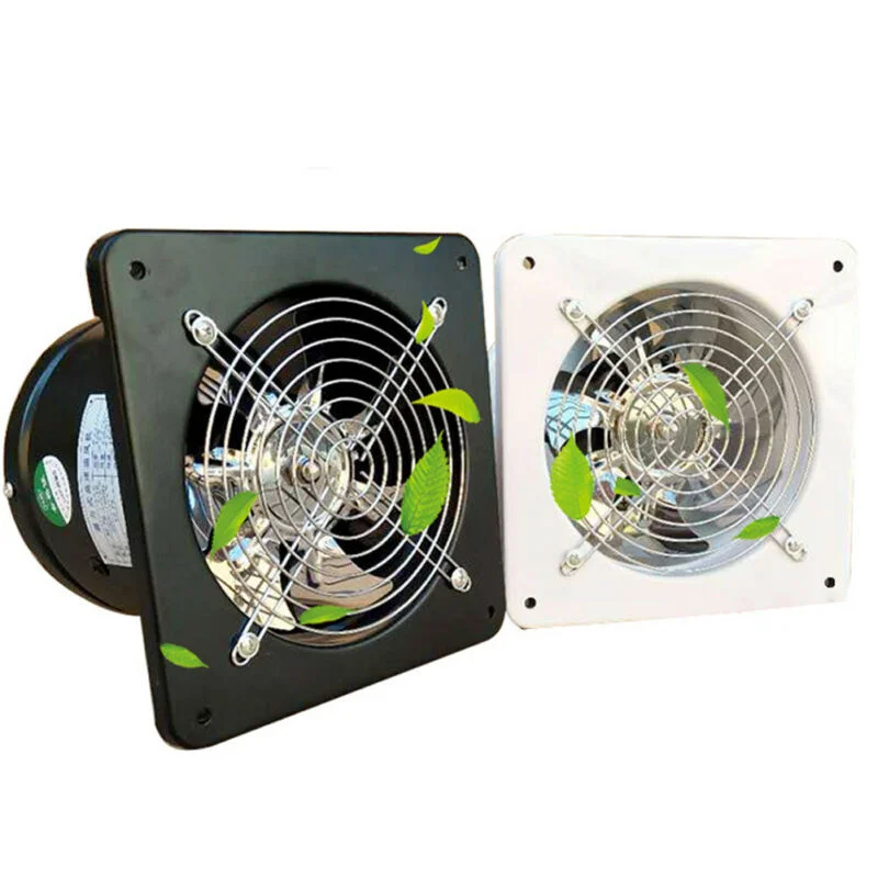 4/6/8/10/12/14 inch High Speed Industrial Iron Exhaust Fan Ventilation Extractor Kitchen Bathroom Wall mounted Exhaust Fan