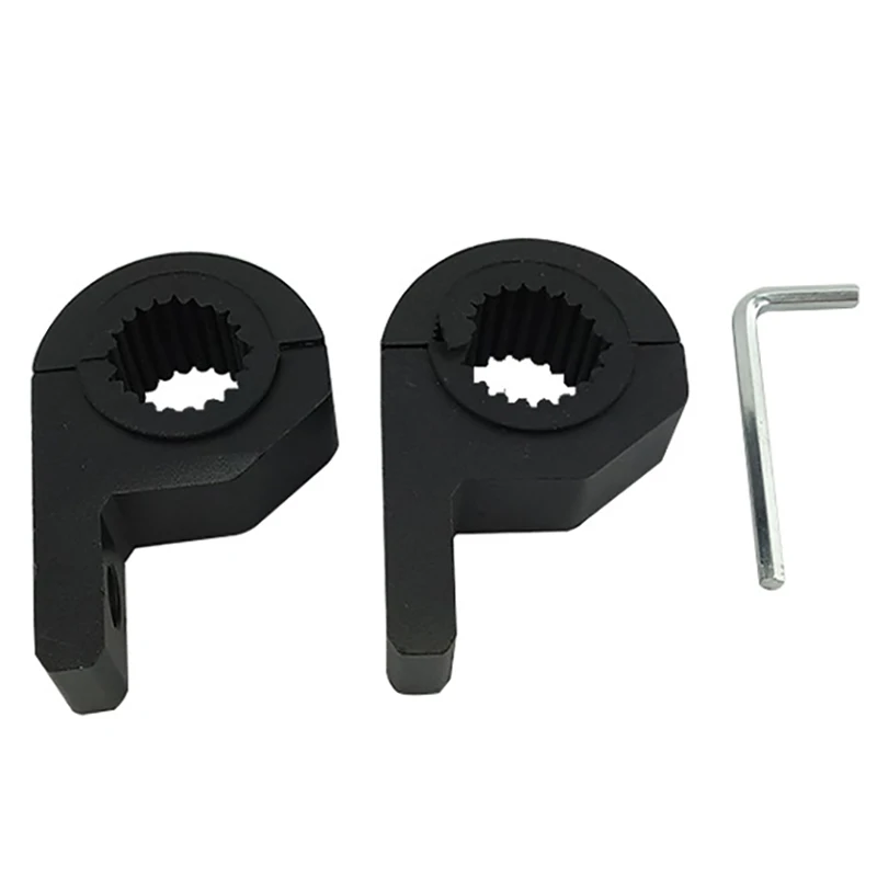 2Pcs 1.25 Inch Bull Bar Tube Led Light Mount Bracket Clamp Roof Roll Cage