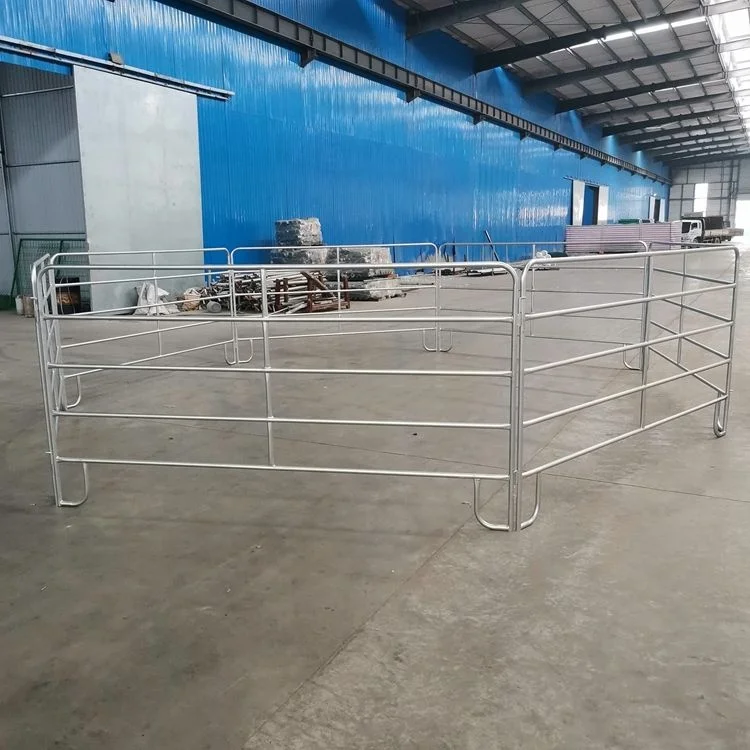Australia cheap cattle farm fence galvanized  iron rails welded stainless steel cow cubicles cattle equipment