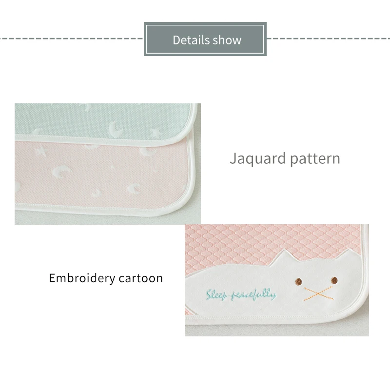 
15 years experience factory cotton washable baby changing mat reusable baby urine pad instantly absorbent baby changing pad 
