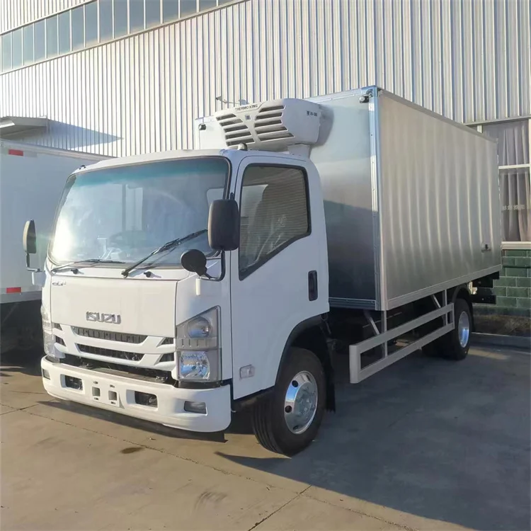 Customizable  new design ISUZU 4M Stainless steel  refrigerated truck refrigerator car cold box truck freezer truck chill car