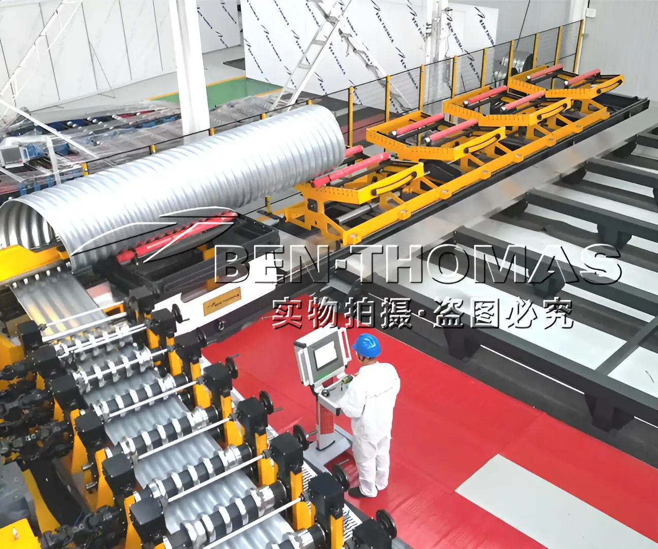 spiral steel corrugated pipe machine | steel corrugated culvert pipe making machine | metal corrugated pipe machine