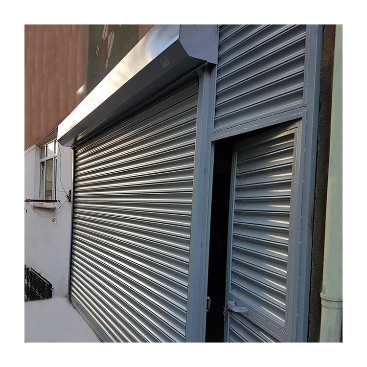 Cheap Price Commercial Industrial Store Security Exterior Rolling Up Door Manual Roller Shutter Door