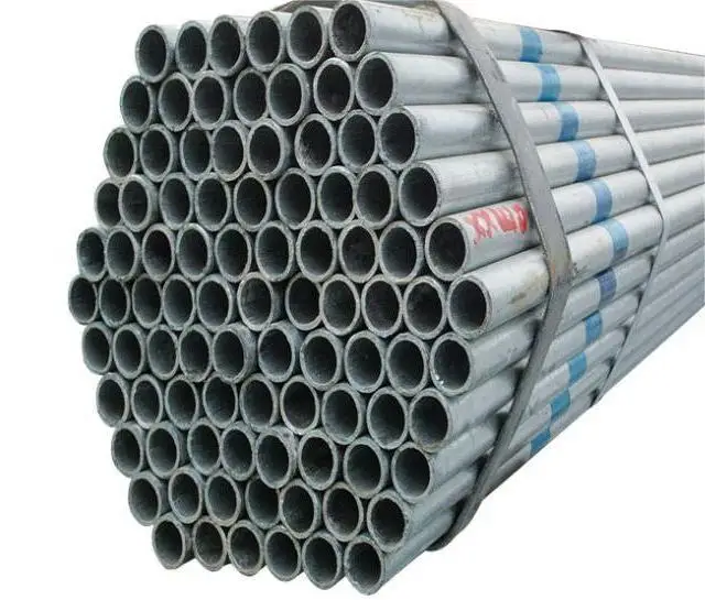 Factory wholesale lowest price galvanized steel pipe/hot-dip galvanized round steel pipe