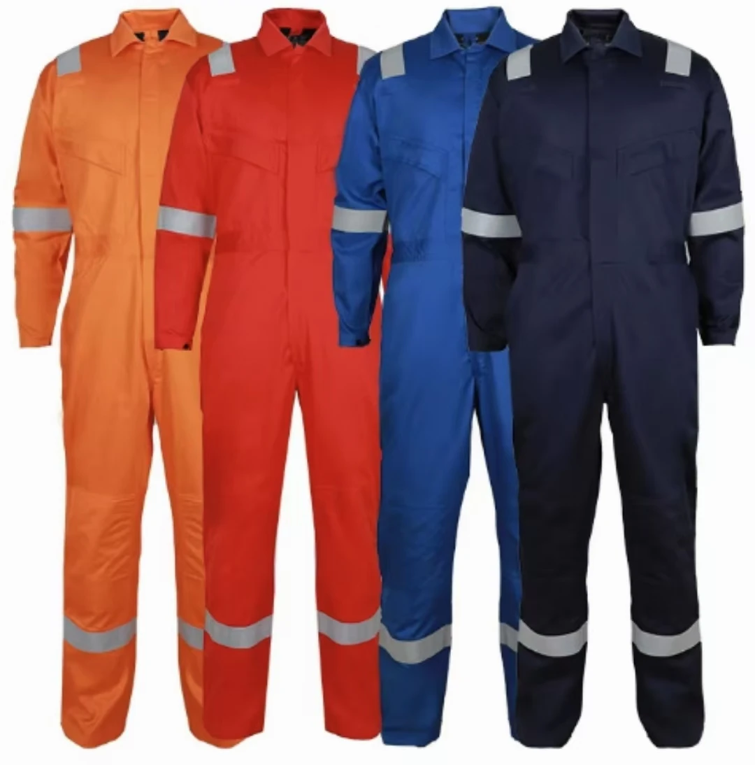 Оптовая продажа индивидуальные цвета NFPA 2112 CAT2 противопожарная защитная одежда для сварщика промышленное противопожарное поле