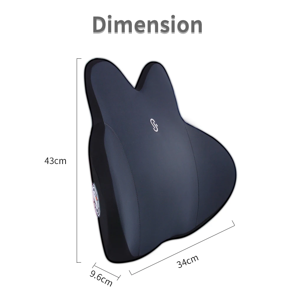 Auto Supplies Bowknot Universal Office Chair Car Seat Support Back Cushion Memory Foam Lumbar For Pain Relief