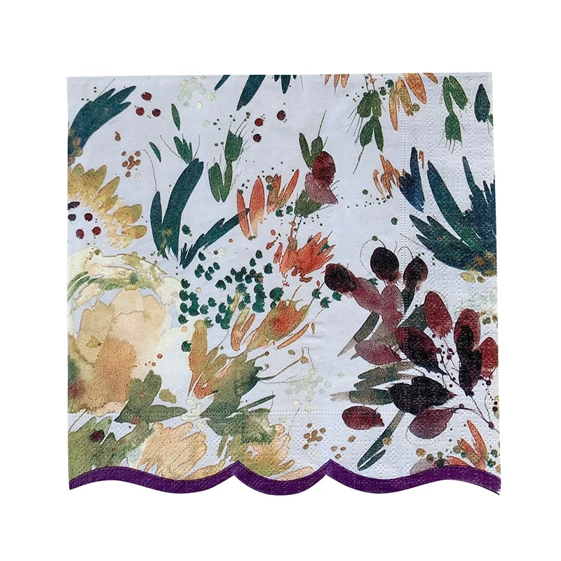 
 Декоративные бумажные салфетки с высечкой, 20 шт.  