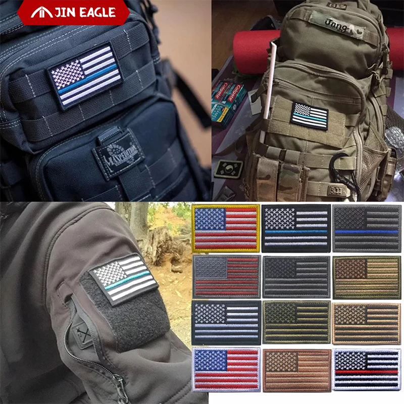 Personalized High Quality Distinctive Country Flag Badges Armband Embroidery Badges Pvc Tactical Badges