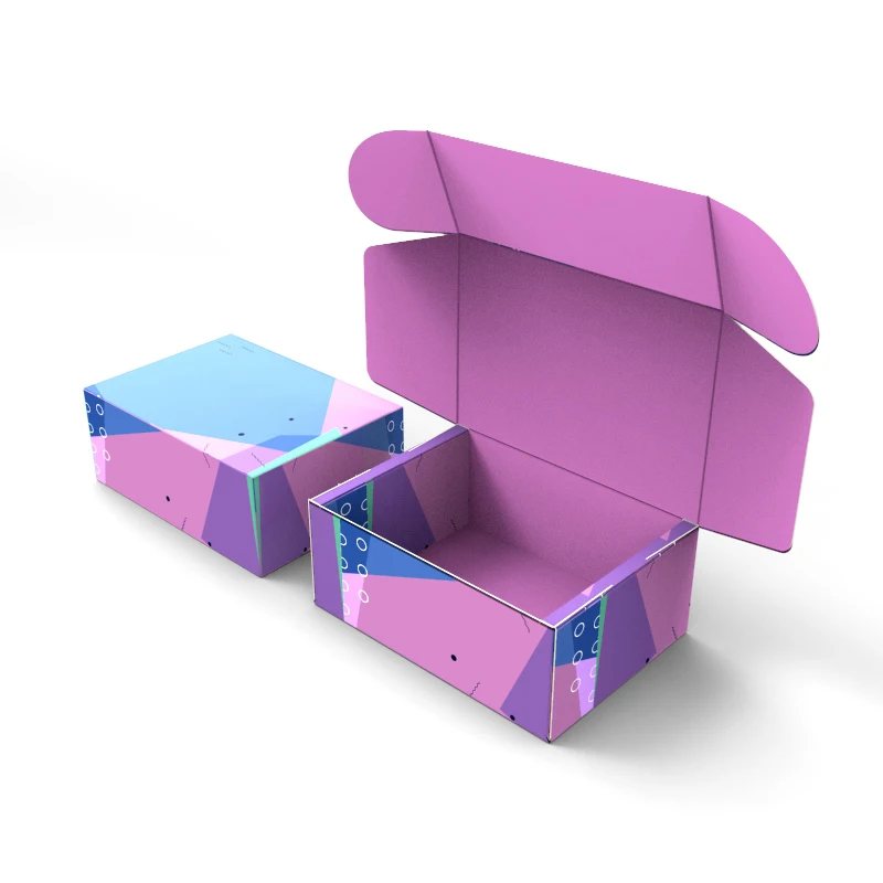 HXD Apparel Paper Box Custom Brand Printing Baby Box Gift Set Clothes Packaging