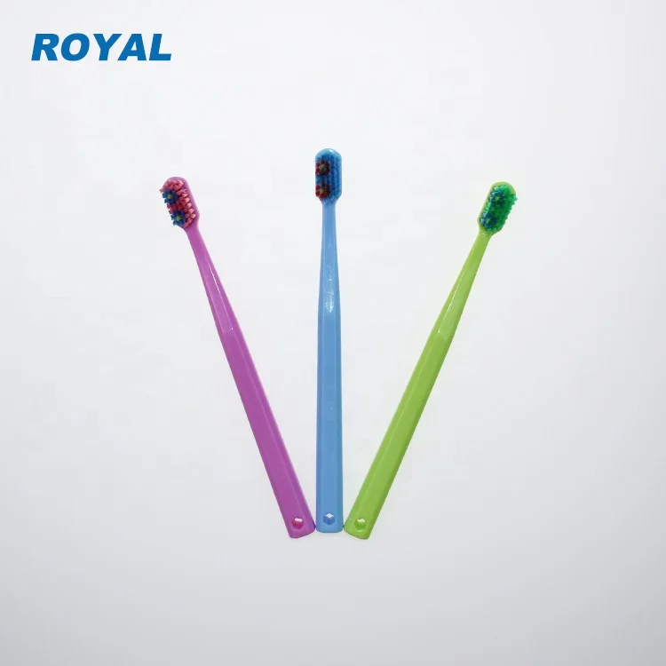 OEM acceptable modern candy color toothbrush with private logo unique bristle design toothbrush wholesale
