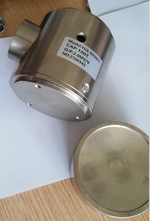 Heavy duty compression load cell weight sensor force transducer for civil engineering power plant foundation loads test machine