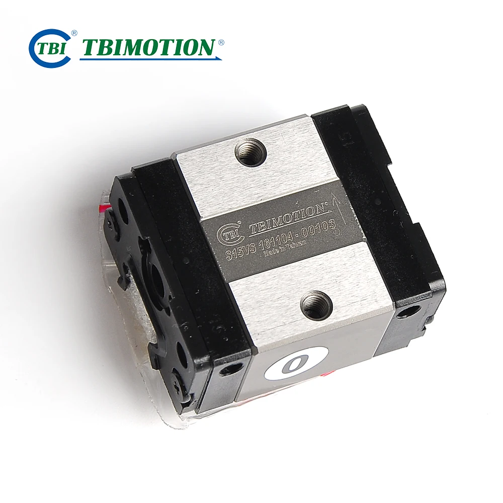 Good Price Taiwan TBI Linear Motion Blocks TRS15VN TRS15VS Guide Bearing S15VN S15VS Guideway Rail TR15 for CNC Parts