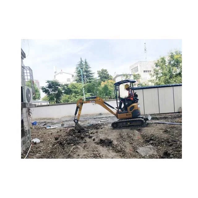 Crawler excavator China mechanical miniature hydraulic excavator XE15U landscape shopping mall decoration construction