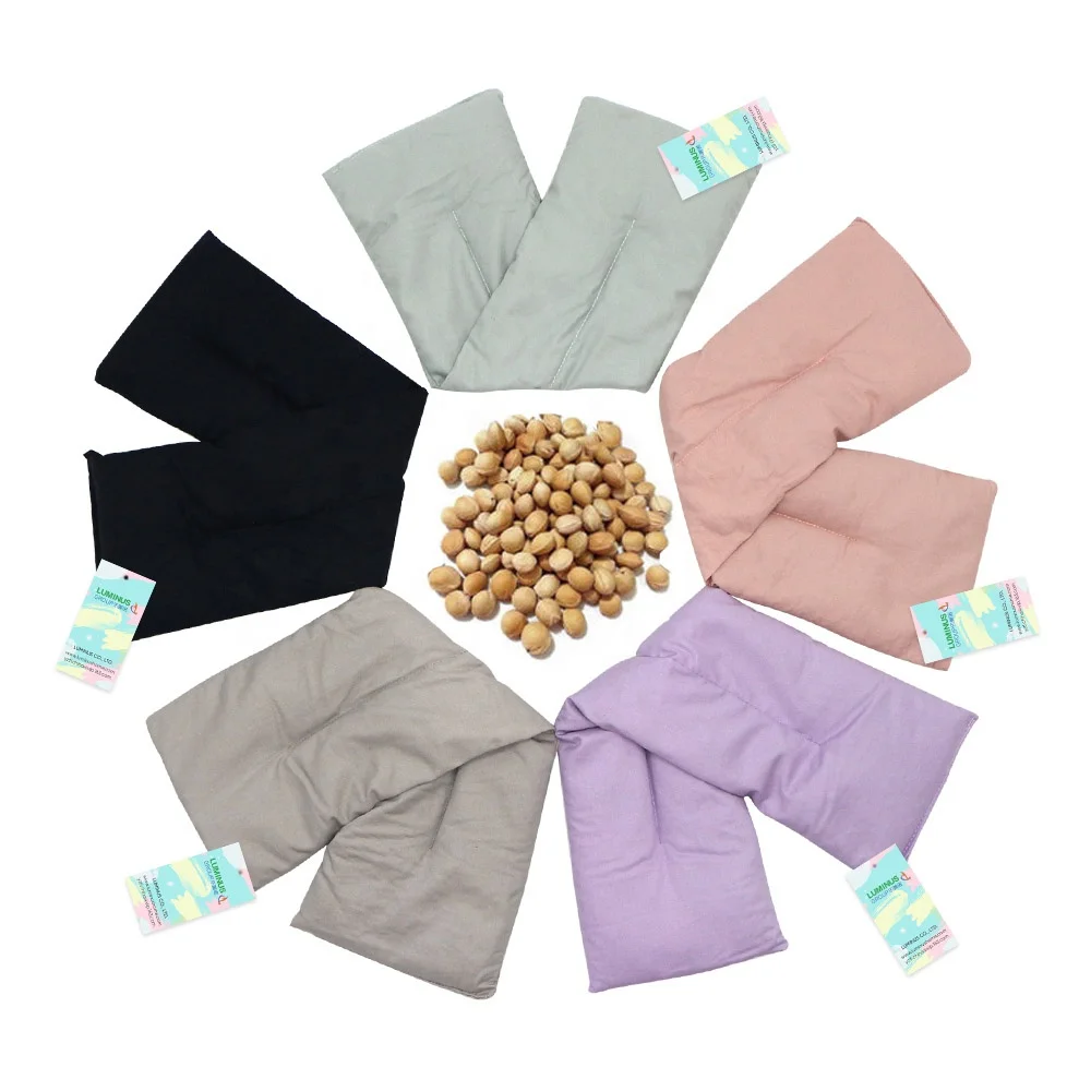 Microwavable Warm Heating Pad for Moist Therapy Heated Wrap Flaxseed Filling Beanbag Hot Cold Pack Compress Back Pain Relief