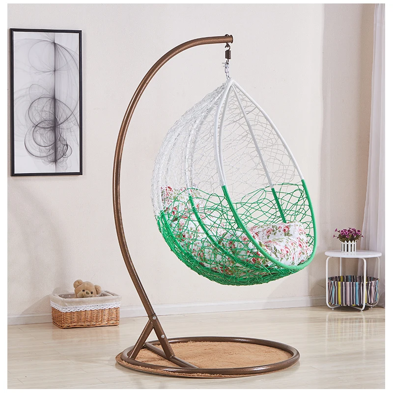 Modern simplicity single seat swing chair wicker single hanging chair