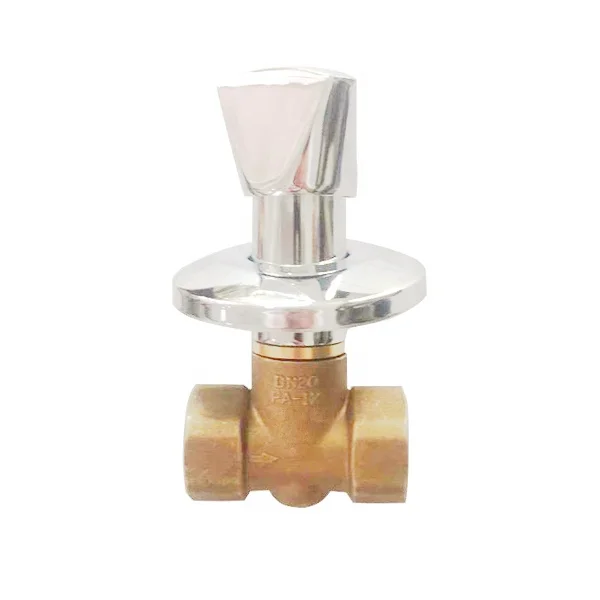 15mm Rough Brass T Head Stop Cock male thread valves