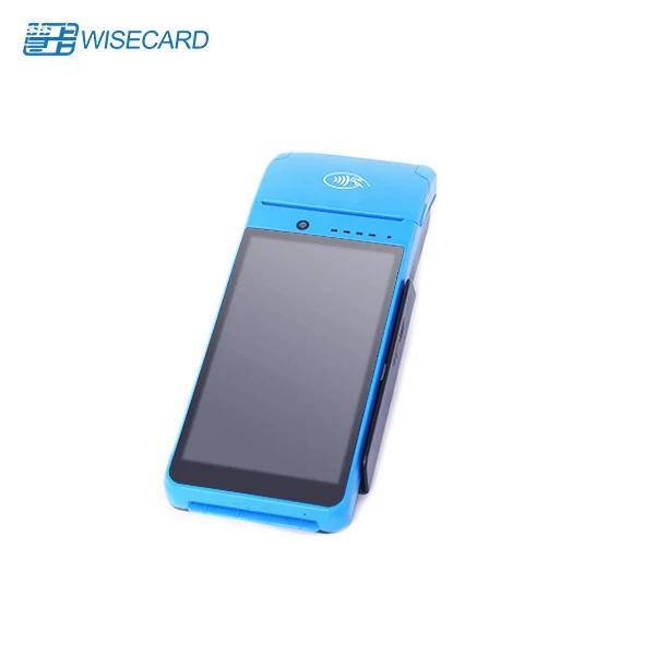 Wisecard T90 Handheld Rugged Android 12.0 POS machine with QR Code Scanner 4G android Smart POS Terminal System with printer