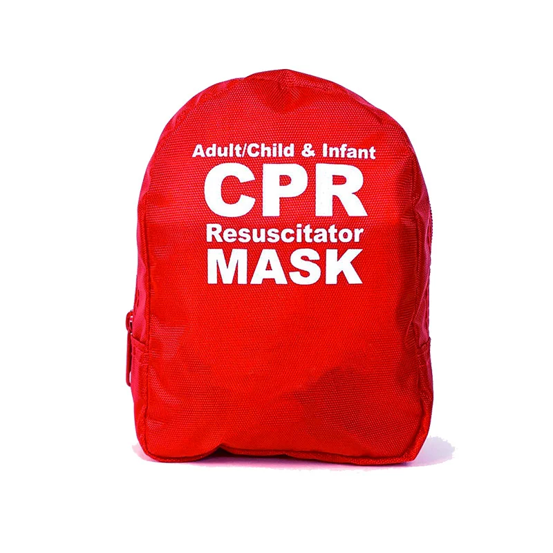 First Aid Adult/Child CPR Pocket Resuscitator, Medical CPR Rescue Mask