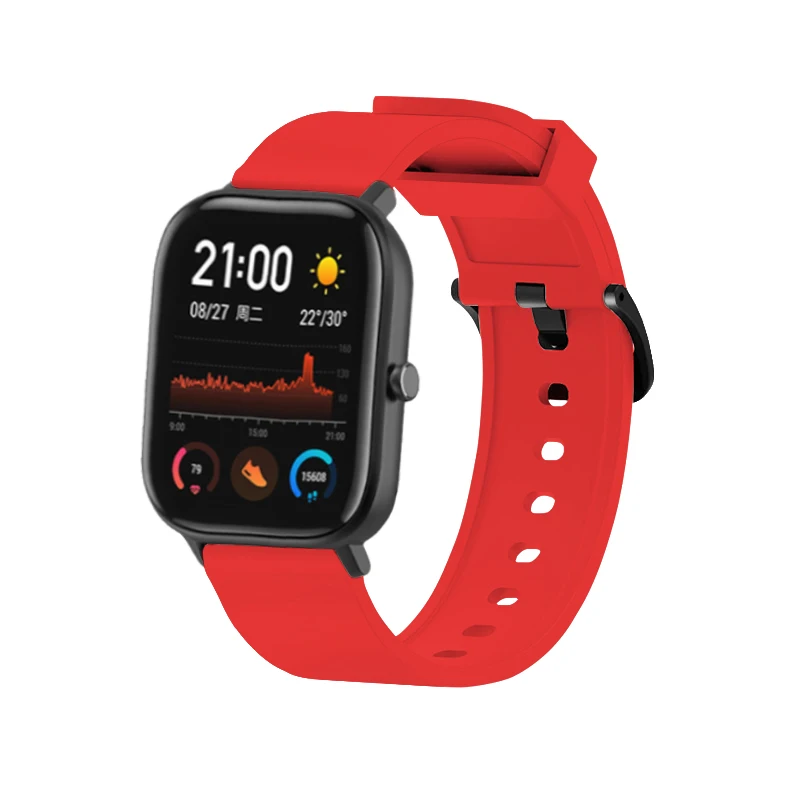 Colorful Silicone Sport Watch Strap Band Wrist Strap Replacement Silicone Strap Watch Band For Huawei