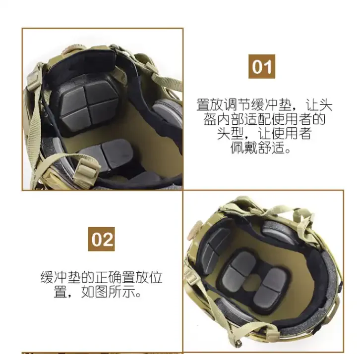 Light Camo Multicam Color Safety Helmet YF Aramid Material FAST Tactical Training Helmet