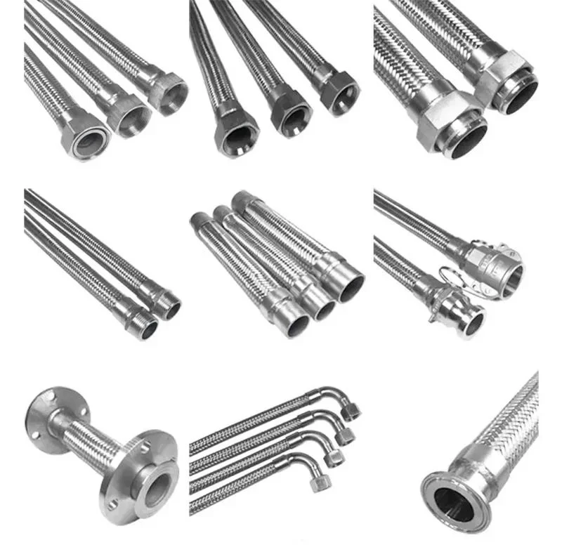 5 ft Stainless Steel Cable Flexible Corrugated Metal Braid Bellow Hose Pipe
