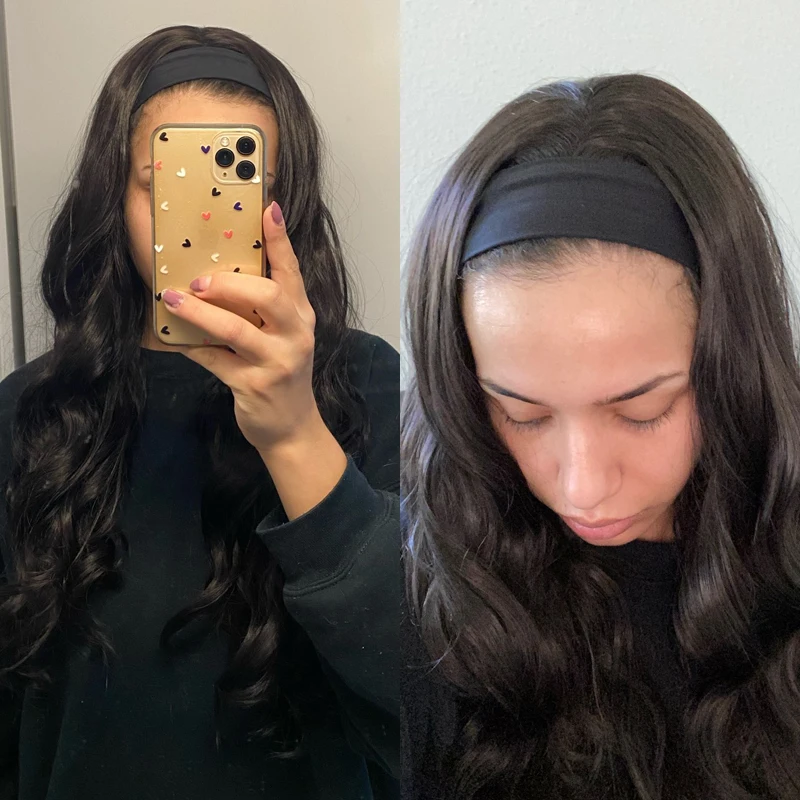 
 Большая Прямая поставка, оптовая продажа, дешевая повязка на голову, парики из человеческих волос, повязка на голову, парики для черных женщин, парик на голову  